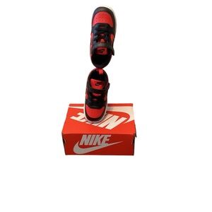 Nike Kids Black and Red Sneakers